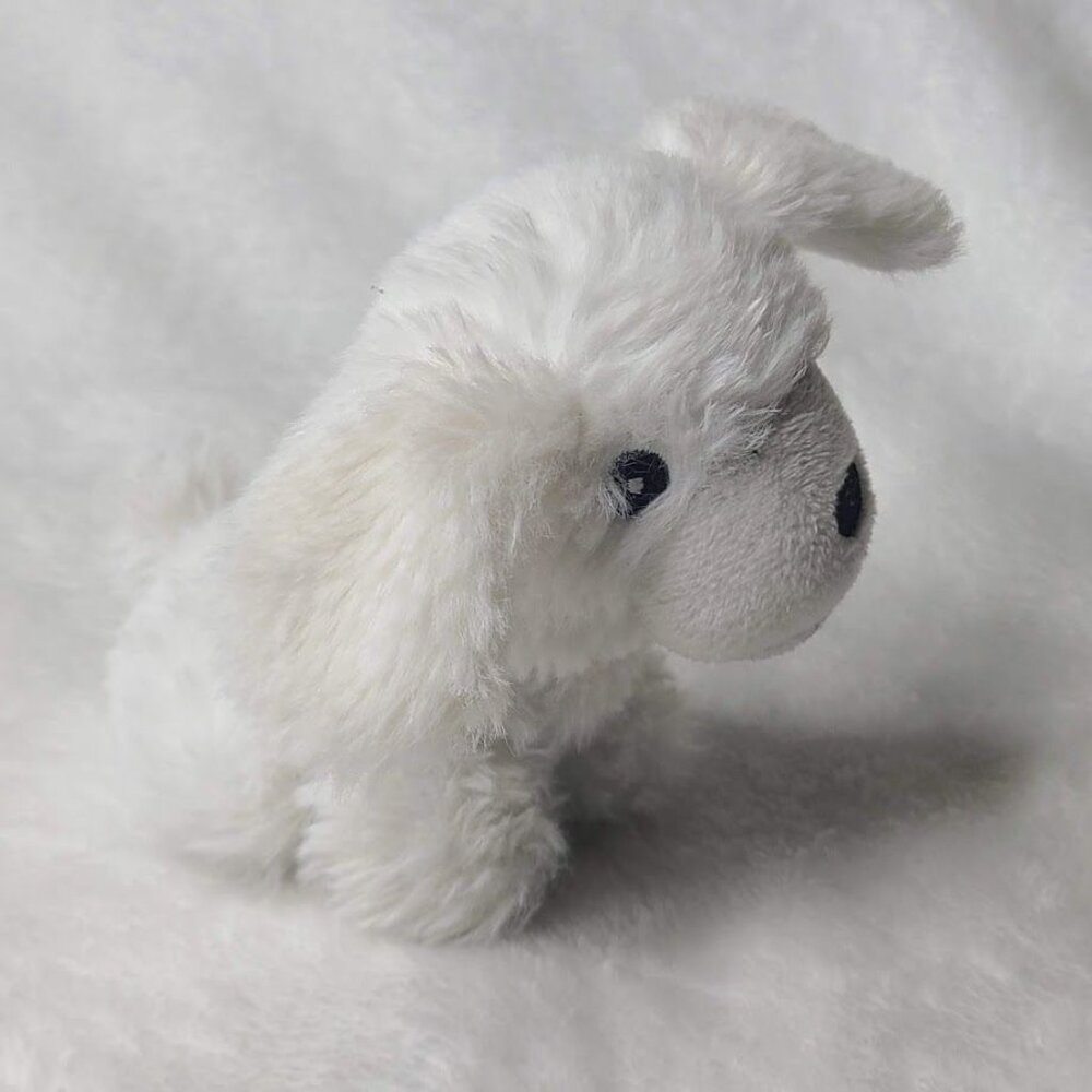 Battat Our Generation White Mini Plush Dog Puppy Miniature Stuffed Animal 4" - Picture 4 of 7